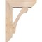 Ekena Millwork Legacy Slat Smooth Bracket w/ Offset Brace, Douglas Fir, 7 1/2"W x 24"D x 32"H BKT0806X24X32LEC06SDF - alternate 2